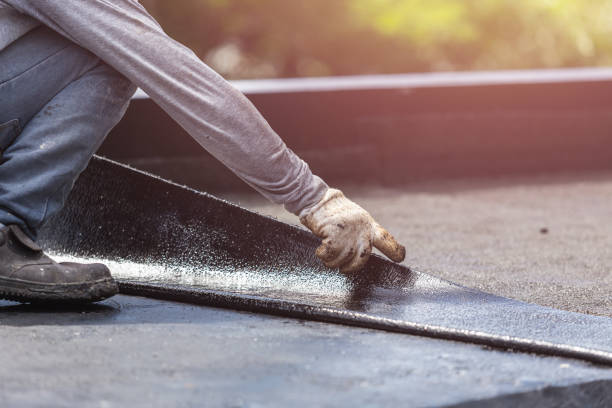 Professional Waterproofing technician working in Montevallo, AL